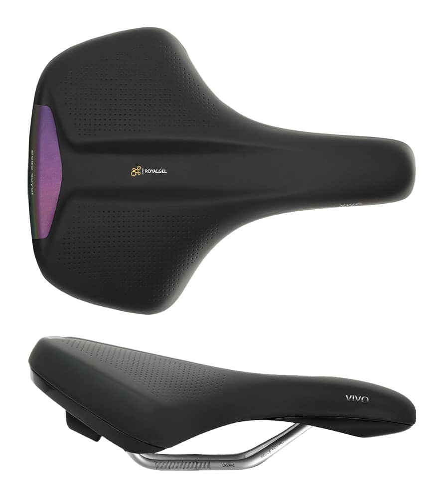 Siodło SELLEROYAL VIVO RELAXED 90st. żelowe, odblask, unisex, 480g (NEW)