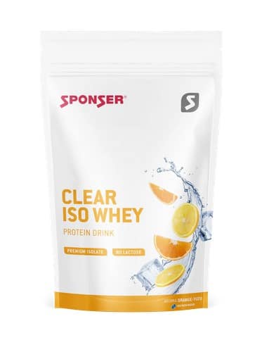 Odżywka SPONSER CLEAR ISOLATE WHEY Pomarańcza-Yuzu Worek 450g (NEW)