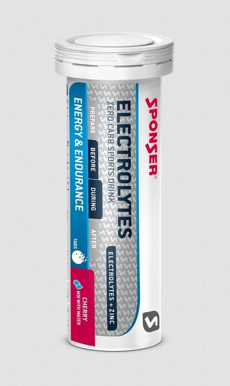 Elektrolity SPONSER ELECTROLYTES TABS Cherry Tabletki (pudełko 12szt x 10 tabletek) (NEW)