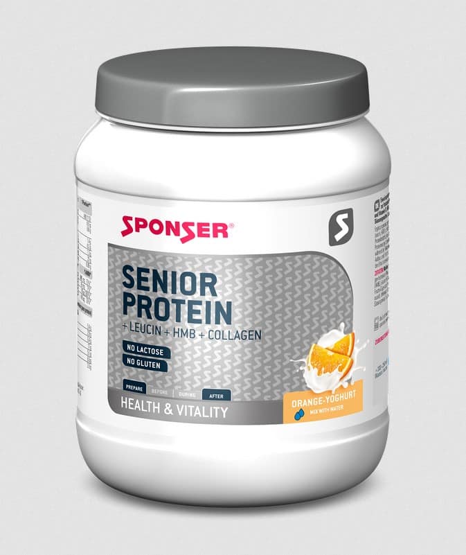 Odżywka SPONSER SENIOR PROTEIN Pomarańcza-Jogurt Puszka 455g (NEW)
