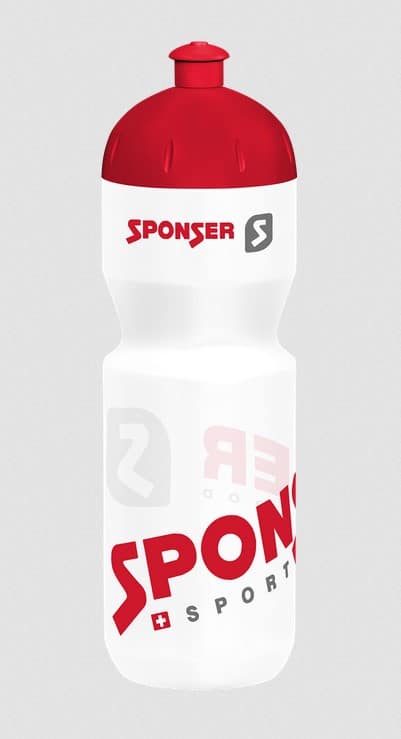 Bidon SPONSER transparent / red 500 ml NET (NEW)
