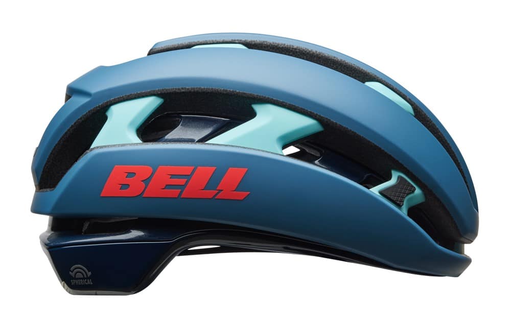 Gravel ir plento šalmas BELL XR SPHERICAL, matinis mėlynas, dydis L (58–62 cm)