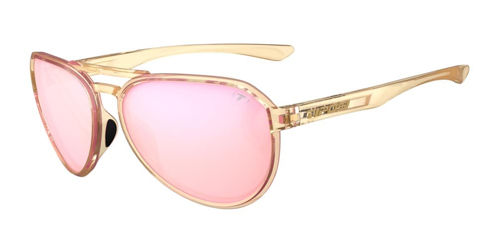 Okulary TIFOSI SELCA crystal brown (1 szkło Pink Mirror 13% transmisji światła) (NEW)