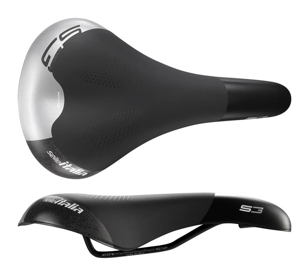 Siodło SELLE ITALIA SPORTOURING S 3 L (id match L1), Pręty Fec Alloy, Hi-Viz, Żel, 377g (NEW)