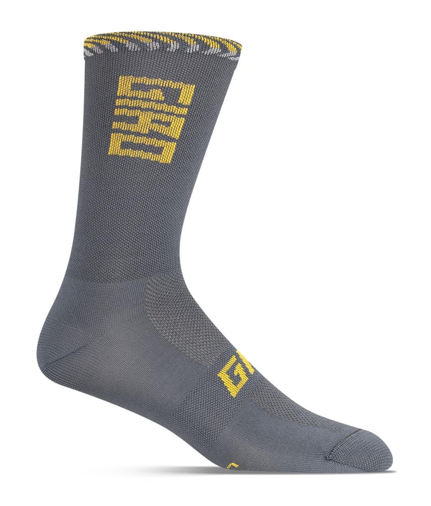 Skarpety GIRO COMP HIGH RISE dark shark spectra yellow roz. M (40-42) (NEW 2025)