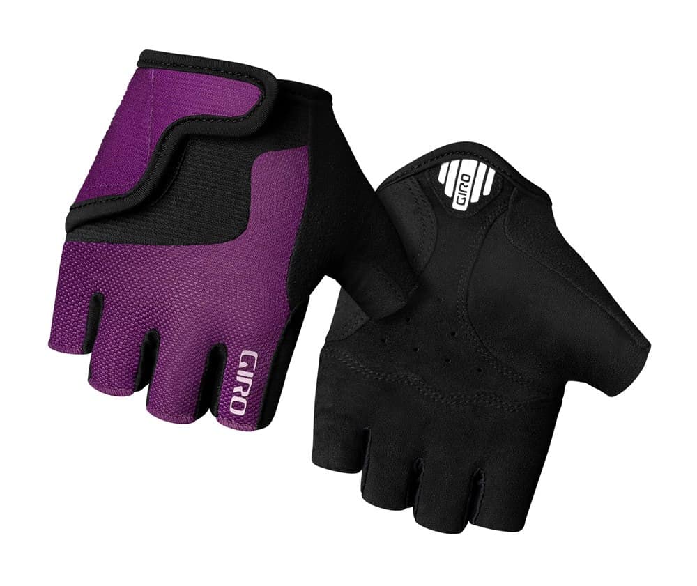 Jaunimo GIRO BRAVO JR dviratininko pirštinės trumpais pirštais, retro violetinės, dydis XS (delno apimtis iki 142 mm / delno ilgis iki 155 mm)