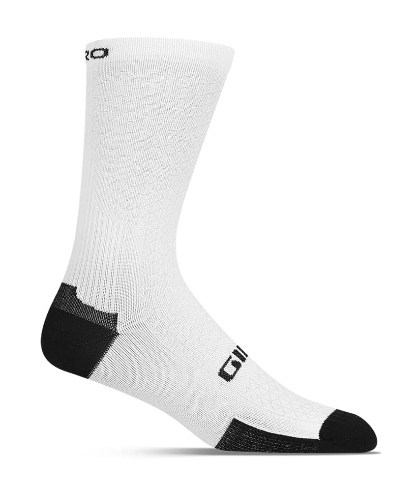 Skarpety GIRO HRC TEAM white roz. L (43-45) (NEW 2025)
