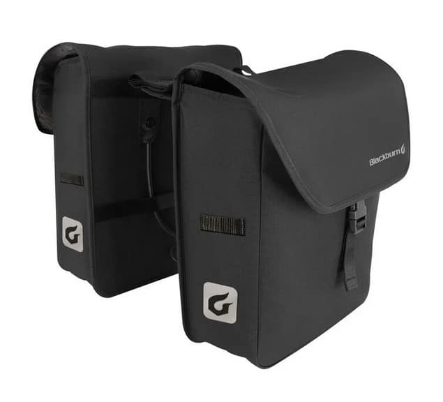 Torba na bagażnik BLACKBURN LOCAL SADDLE BAG PANNIER, wodoodporna, 13L, Zestaw 2 szt. (NEW 2026)