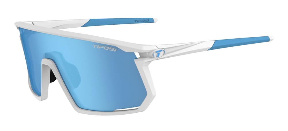 Okulary TIFOSI MOAB CLARION matte white (3 szkła Clarion Blue 13%, AC Red 39%, Clear 90% transmisji światła) (NEW)