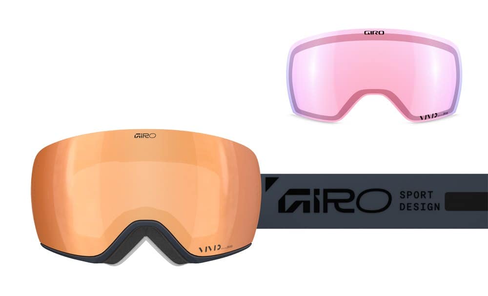 Gogle zimowe GIRO ARTICLE II INDIGO RAILS (Szyba lustrzana kolorowa VIVID-Carl Zeiss COPPER 19-42% S2 + Szyba lustrzana kolorowa VIVID-Carl Zeiss INFRARED 50% S1) (NEW 2024/2025)