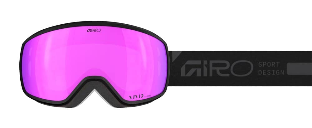 Gogle zimowe GIRO BALANCE II BLACK RAILS (Szyba lustrzana kolorowa VIVID-Carl Zeiss PINK 19-42% S2) (NEW 2024/2025)