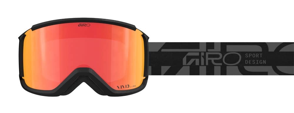 Gogle zimowe GIRO REVOLT BLACK BURST (Szyba lustrzana kolorowa VIVID-Carl Zeiss EMBER 19-42% S2) (NEW 2024)