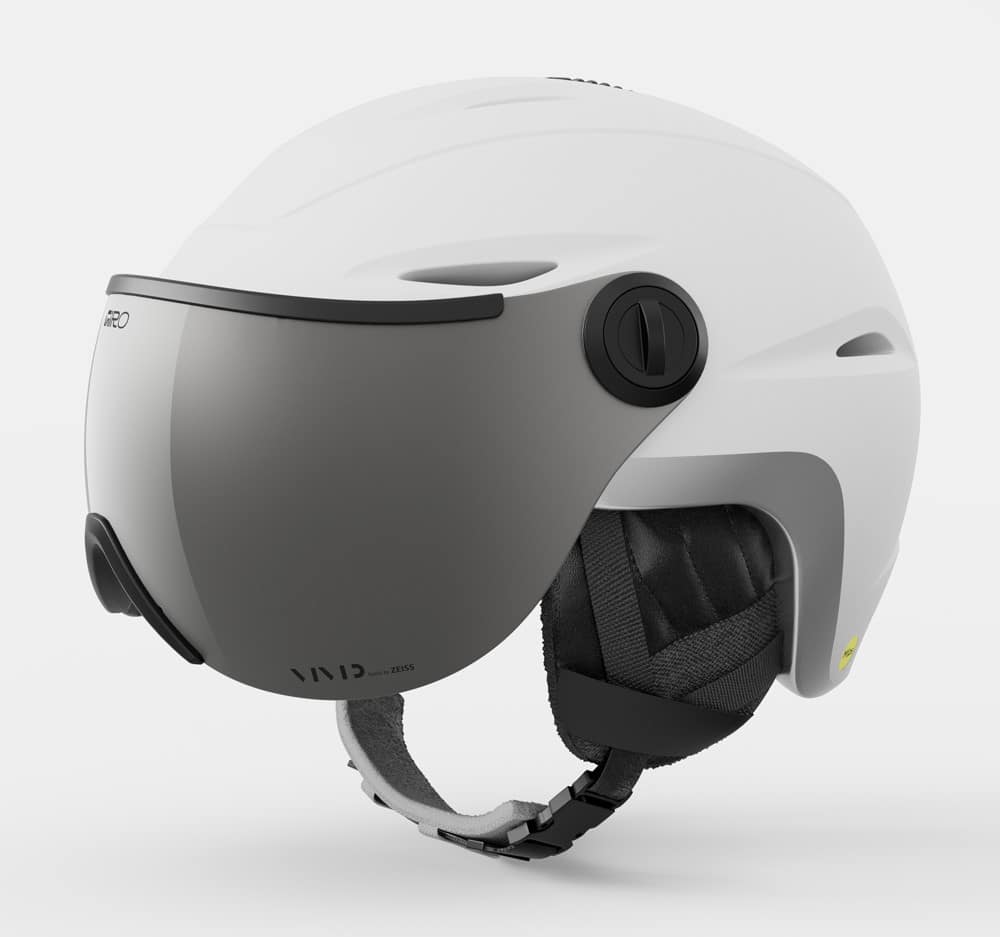 Kask zimowy GIRO ESSENCE MIPS matte white / silver flash roz. M (55.5-59 cm) (NEW 2025/2026)