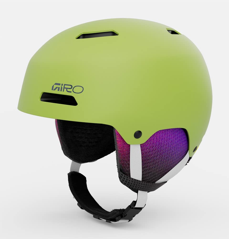 Kask zimowy juniorski GIRO CRUE matte fluorescent green roz. XS (48.5-52 cm) (NEW 2025/2026)