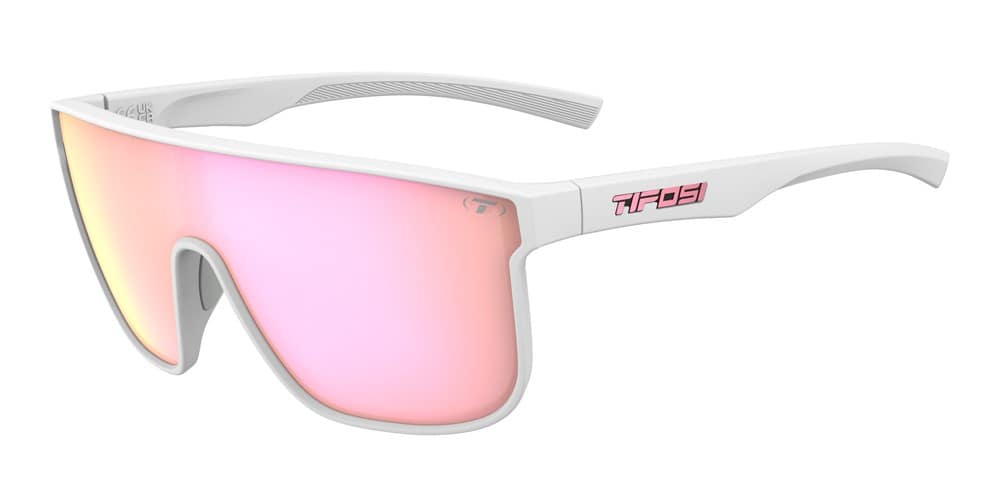 Okulary TIFOSI SANCTUM XL matte white (1 szkło Pink Mirror 13% transmisji światła) (NEW)