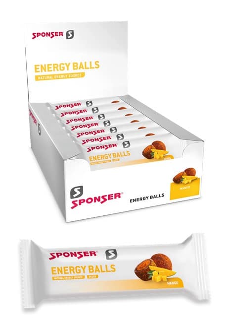Przekąska SPONSER ENERGY BALLS Mango (pudełko 18szt x 45g) (NEW)