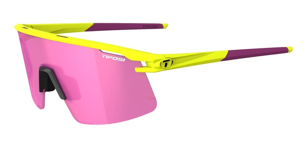Okulary TIFOSI MOAB LITE CLARION speed yellow (3 szkła Clarion Sunset Pink 12.9%, AC Red 39%, Clear 90% transmisji światła) (NEW 2026)