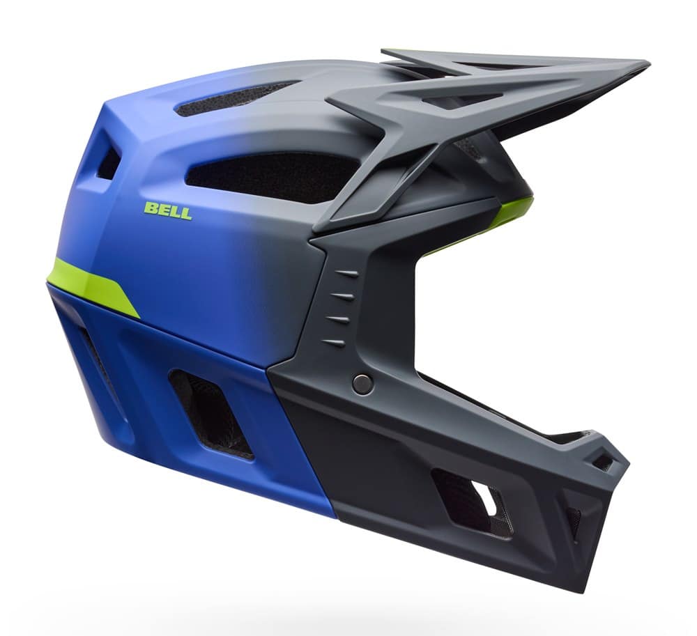 Visą veidą dengiantis šalmas BELL FULL-AIR MIPS grid elektrinis mėlynas, dyd. M (55–57 cm) (730 g)