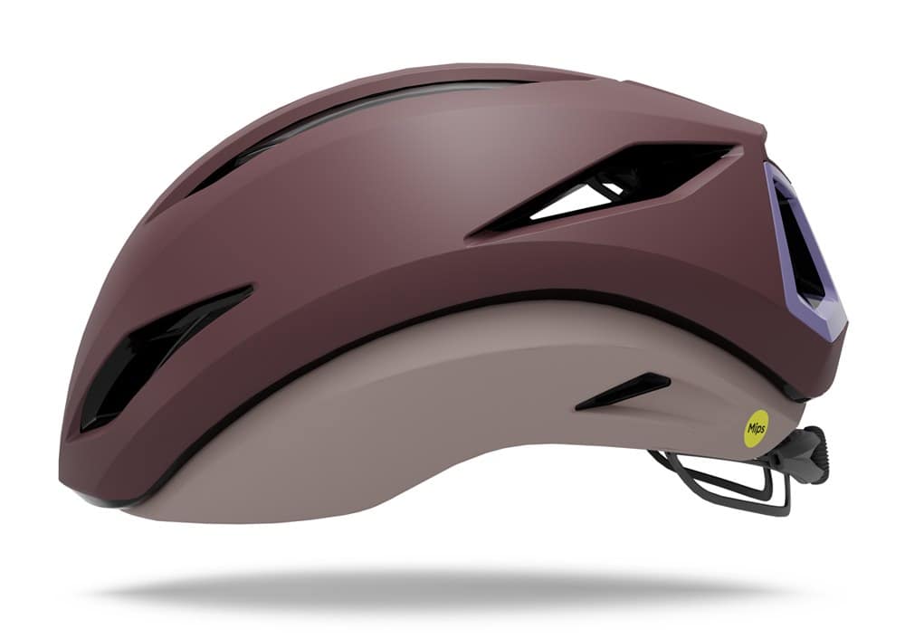 Plento šalmas GIRO ECLIPSE PRO SPHERICAL, matinis tamsiai kaštoninis, dydis M (55-59 cm)