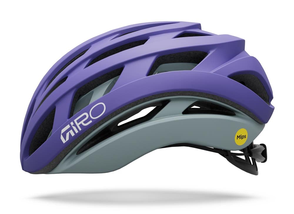 Plento šalmas GIRO HELIOS SPHERICAL, matinis violetinės miglos spalvos, dydis S (51-55 cm)