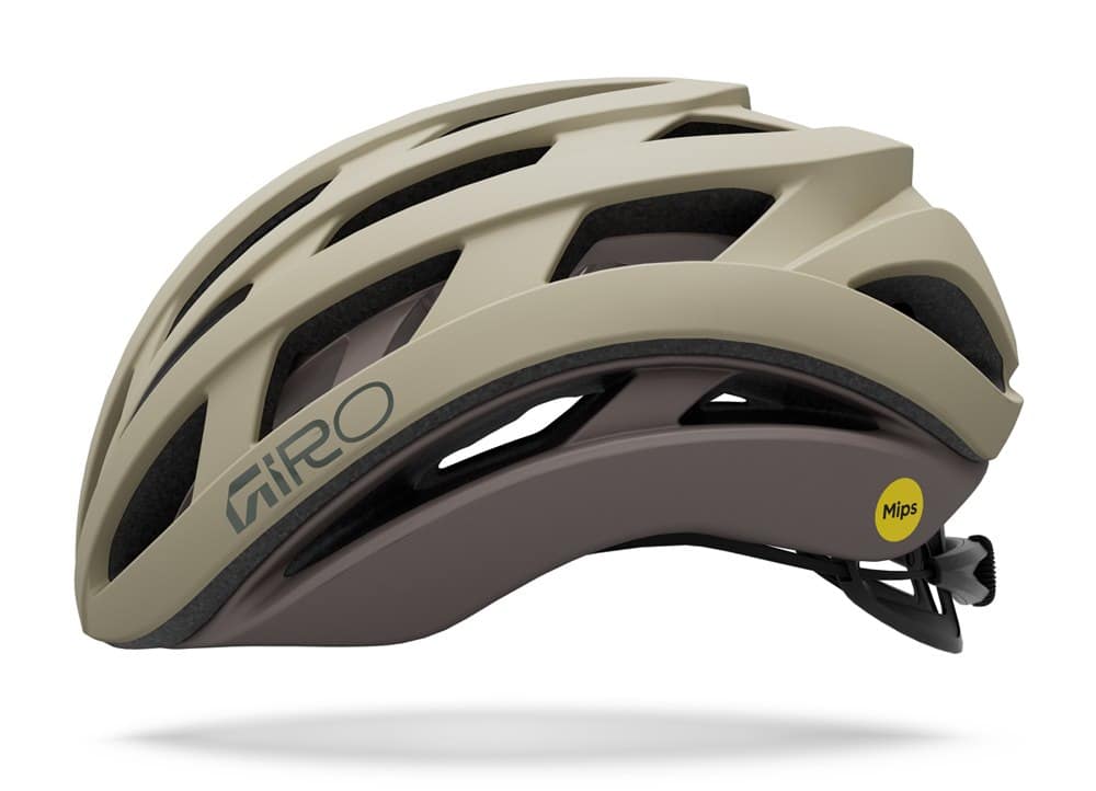 Plento šalmas GIRO HELIOS SPHERICAL, matinis akmens spalvos, dydis L (59-63 cm)