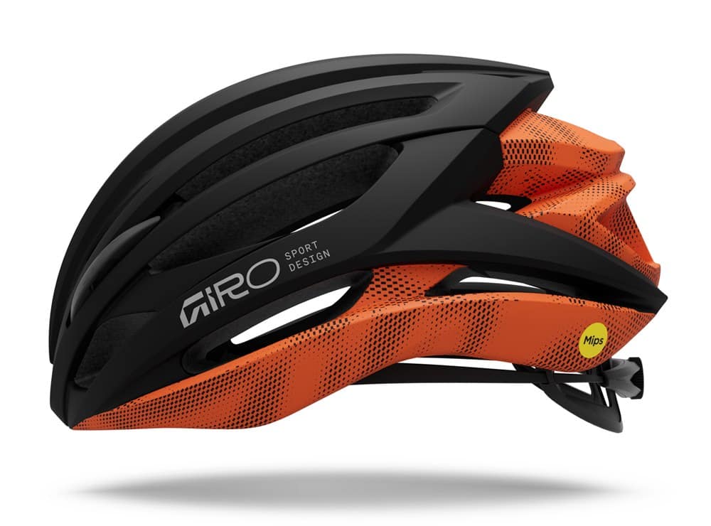 Plento šalmas GIRO SYNTAX MIPS, matinis „Motion“ oranžinis, dydis S (51-55 cm)