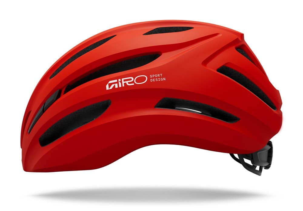 Plento šalmas GIRO ISODE II, matinis liepsnos raudonumo, dydis universalus (54-61 cm)