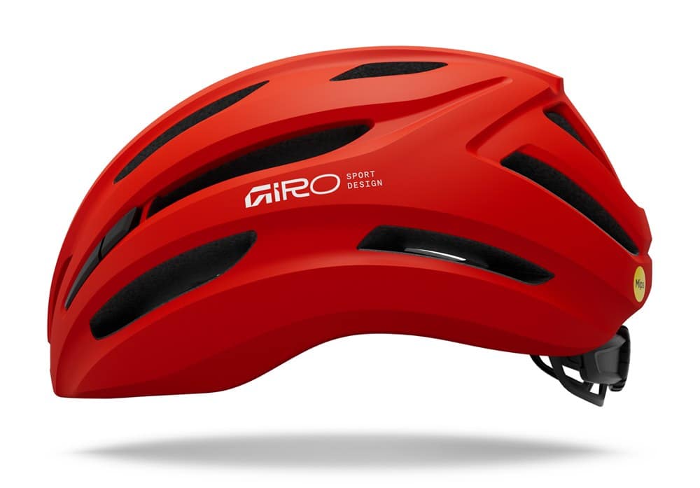 Plento šalmas GIRO ISODE MIPS II, matinis liepsnos raudonumo, dydis universalus (54-61 cm)