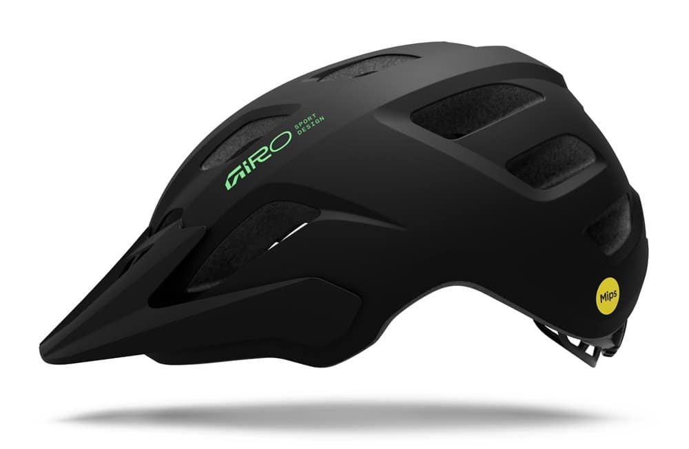Kask dziecięcy GIRO TREMOR MIPS CHILD matte black/vivid green roz. Uniwersalny (47-54 cm) (NEW)