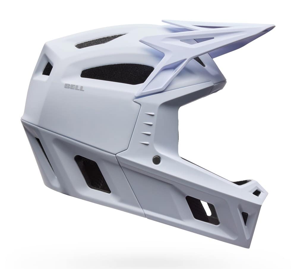 Visą veidą dengiantis šalmas BELL FULL-AIR MIPS vienspalvis baltas, dyd. S (53–55 cm)