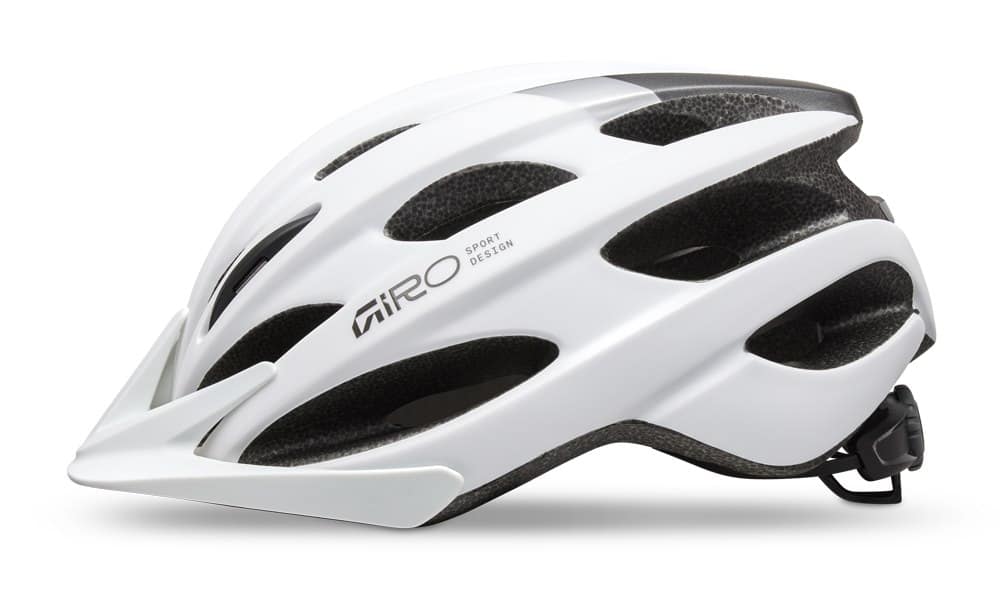 MTB šalmas GIRO REVEL, matinis baltas ir pilkas, dydis universalus (54-61 cm)