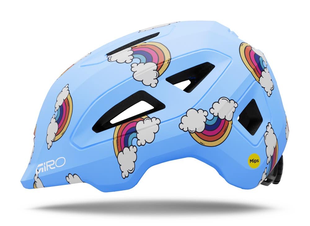 Kask dziecięcy GIRO SCAMP MIPS II matte multi rainbow roz. XS (45-49 cm) (NEW 2026)
