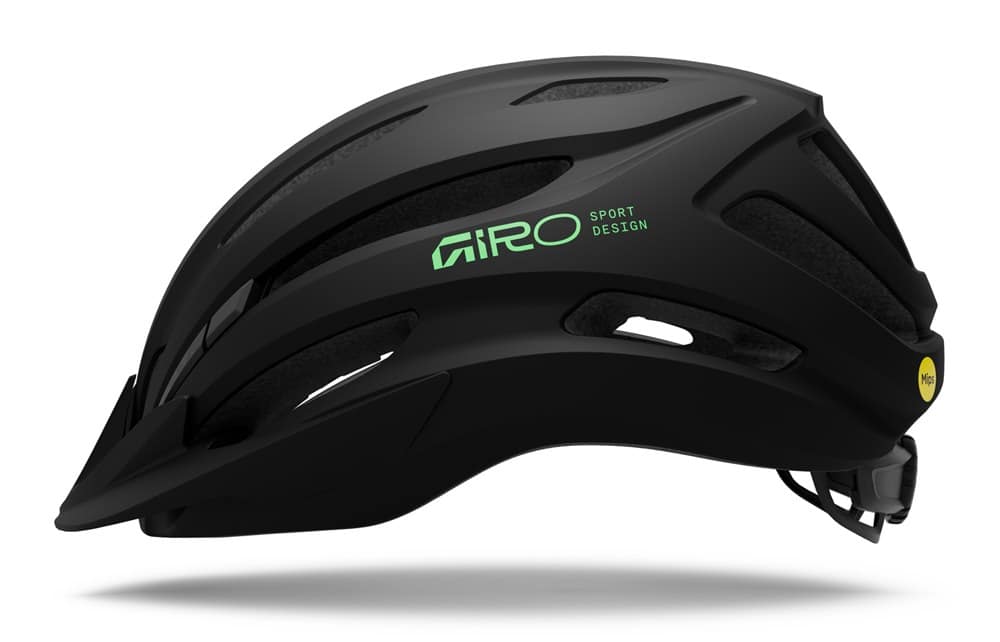 Kask dziecięcy juniorski GIRO REGISTER MIPS II matte black/vivid green roz. Uniwersalny (50-57 cm) (NEW 2026)
