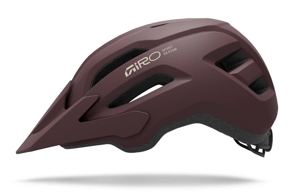 MTB šalmas GIRO FIXTURE II W, matinis tamsiai kaštoninis, dydis universalus (50-57 cm)