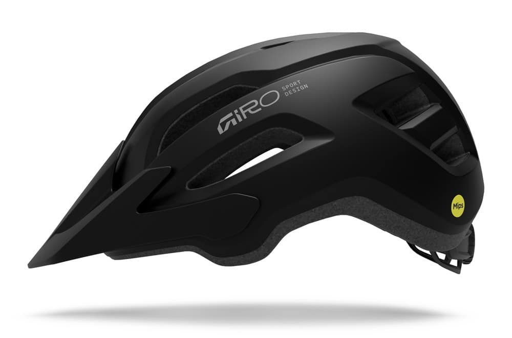 MTB šalmas GIRO FIXTURE II MIPS, matinis juodas ir pilkas, dydis universalus (54-61 cm)