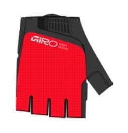 Rękawiczki męskie GIRO BRAVO II GEL krótki palec flame red roz. L (obwód dłoni 229-248 mm / dł. dłoni 189-199 mm) (NEW 2026)