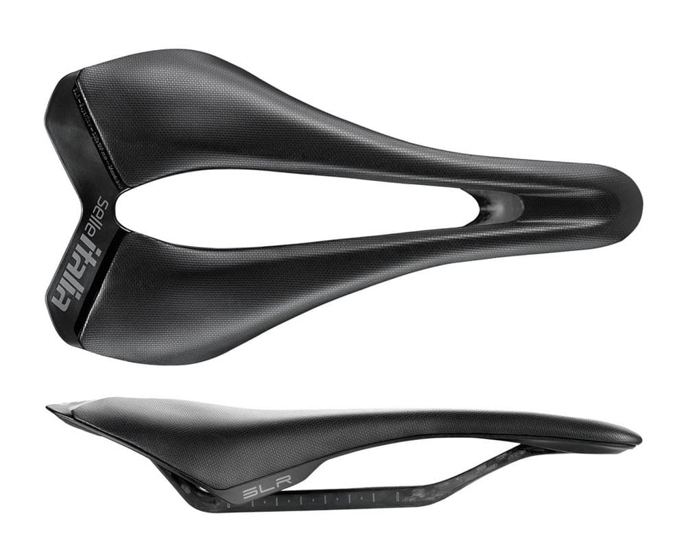 Siodło SELLE ITALIA SLR RACING REPLICA S3, Pręty Carbon, Waga 106g (NEW 2026)