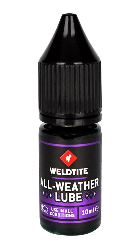 Olej do łańcucha WELDTITE ALL-WEATHER LUBE 10ml (warunki suche i mokre) (NEW)