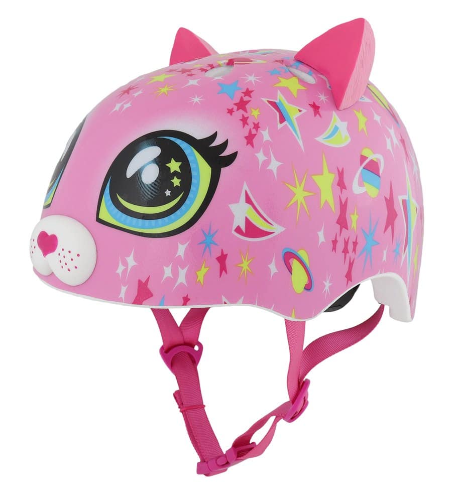 Kask dziecięcy juniorski RASKULLZ ASTRO CAT pink roz. XS TODDLER FS 3+ (48-52 cm) (NEW 2026).