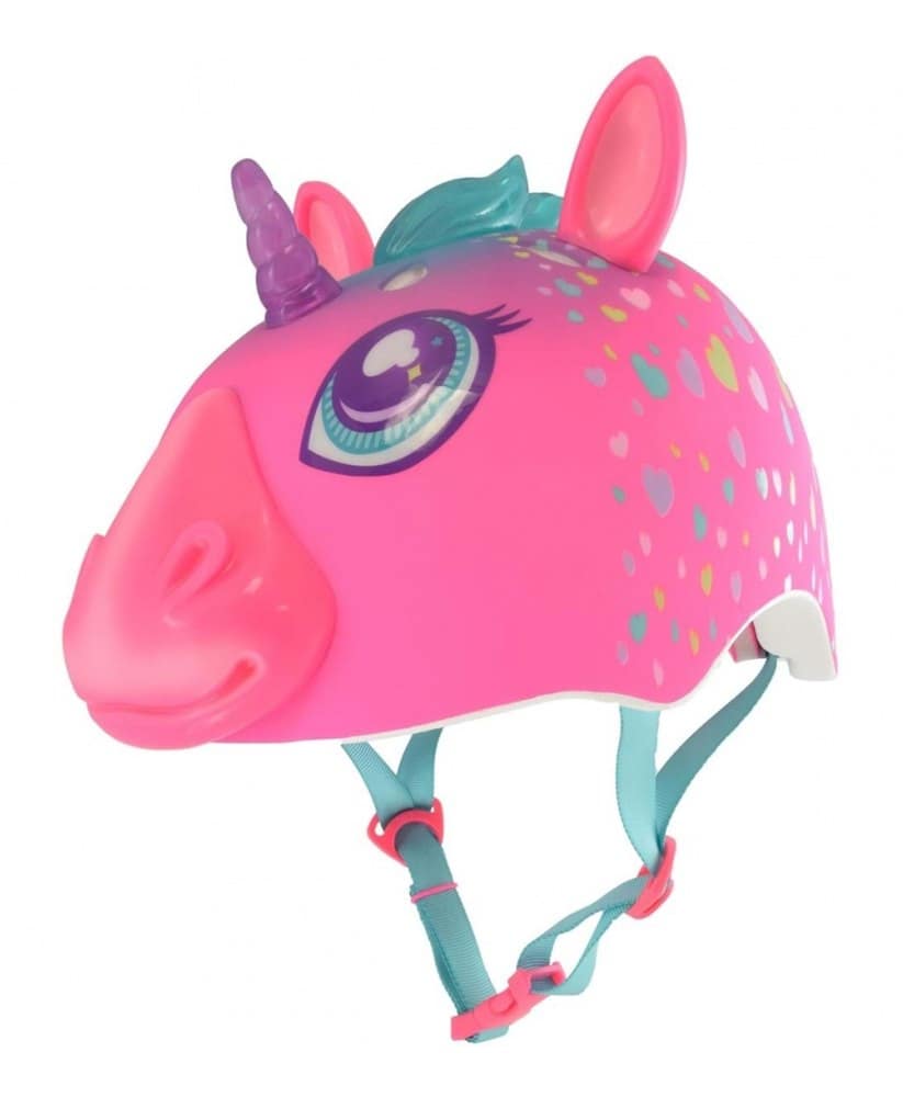Kask dziecięcy juniorski RASKULLZ SUPER RAINBOW CORN LED roz. S CHILD FS 5+ (50-54 cm) (NEW 2026)