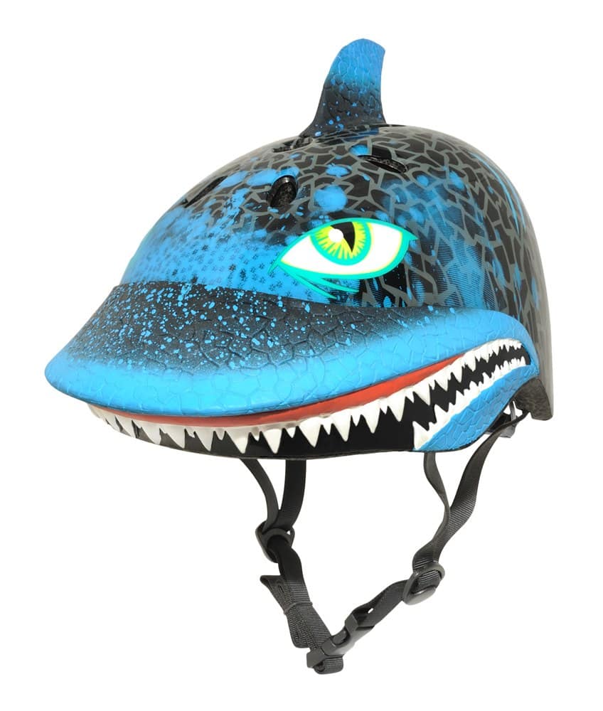 Kask dziecięcy juniorski RASKULLZ SHARK ATTAX black roz. S CHILD FS 5+ (50-54 cm) (NEW 2026)