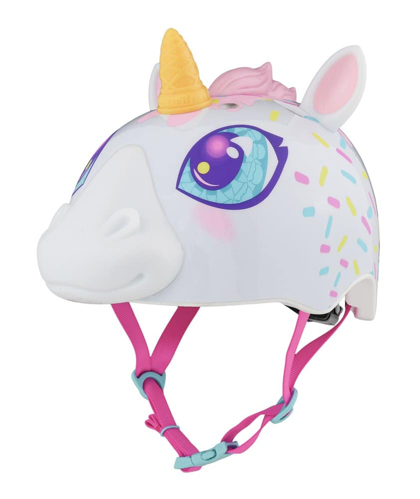 Kask dziecięcy juniorski RASKULLZ SUPER UNICONE white roz. S CHILD FS 5+ (50-54 cm) (NEW 2027)