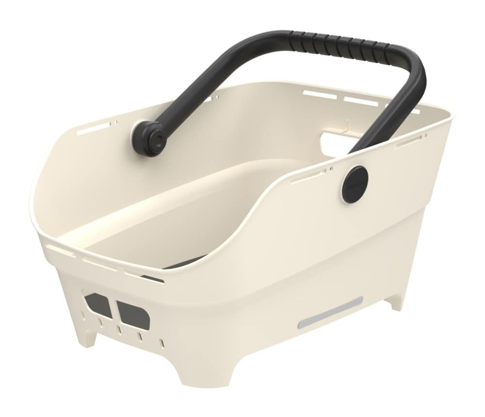 Kosz tylny na bagażnik BASIL CENTO NEO rear bicycle basket, 21L MultiSystem NX, off-white (NEW 2026)