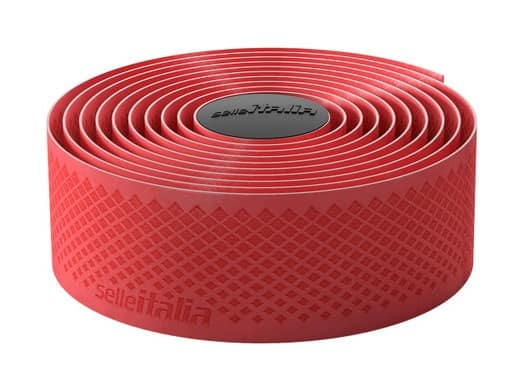 Owijka na kierownicę SELLE ITALIA SG-TAPE RED, 3mm, Pianka PU-Żel-Lycra, Czerwona, 35g (NEW).