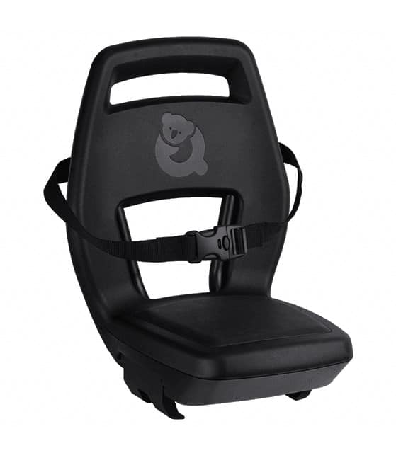 Fotelik dziecięcy QIBBEL JUNIOR 6+ MIK-HD Midnight Black black/black, mocowanie na bagażnik z systemem MIK, udźwig 35kg (NEW 2026)