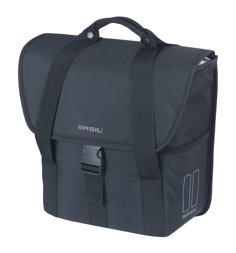 Sakwa pojedyncza BASIL GO SINGLE BAG 16L, black (NEW)