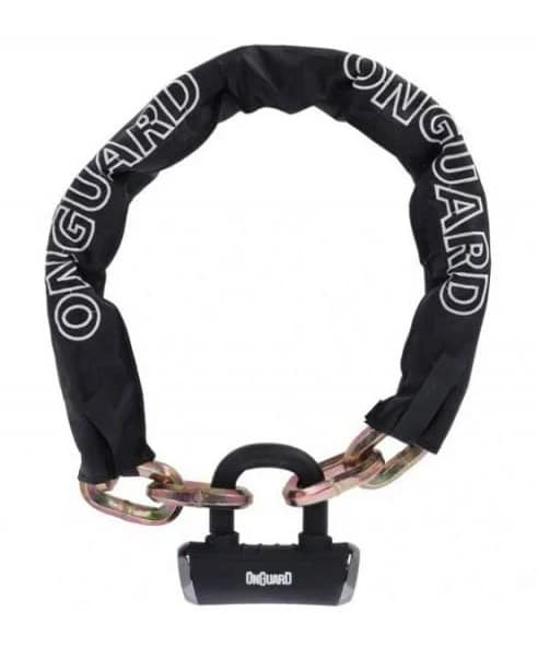 Zapięcie rowerowe ONGUARD BEAST X-SERIES 8016X ŁAŃCUCH + U-LOCK, Wymiary: 110cm x 14mm, 5x Kluczy z kodem + U-LOCK ⌀ 16,8mm  (NEW)