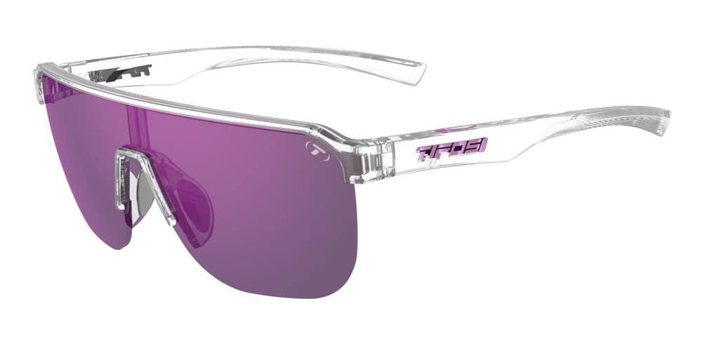 Okulary TIFOSI SANCTUM SL crystal clear (1 szkło Smoke Purple Mirror AR 11% transmisji światła) (NEW 2026) (PREMIERA: 2026-02-25)