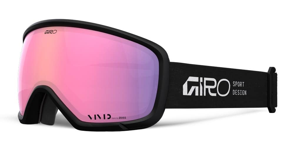 Gogle zimowe GIRO RINGO BLACK STACKED (OTG) (Sferyczne) (Szyba lustrzana kolorowa VIVID-Carl Zeiss INFRARED 44-80% S1) (NEW 2026/2027)