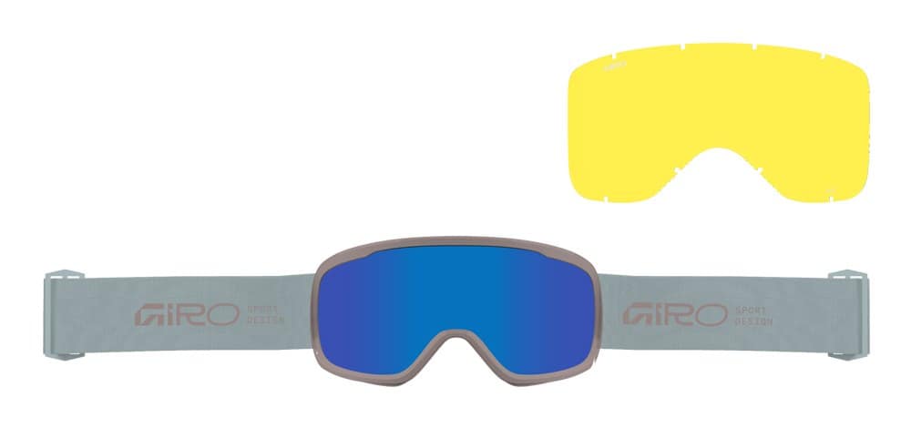 Gogle zimowe GIRO ROAM SKY BLUE STACKED (szyba GREY COBALT 9-18% S3 + YELLOW 84% S0) (NEW 2026/2027)